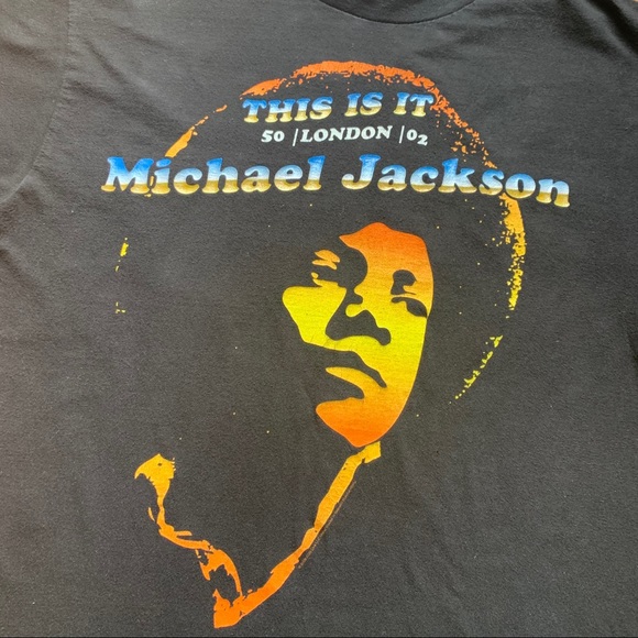 This is it Michael Jackson London tour SIZE LARGE - Picture 2 of 5